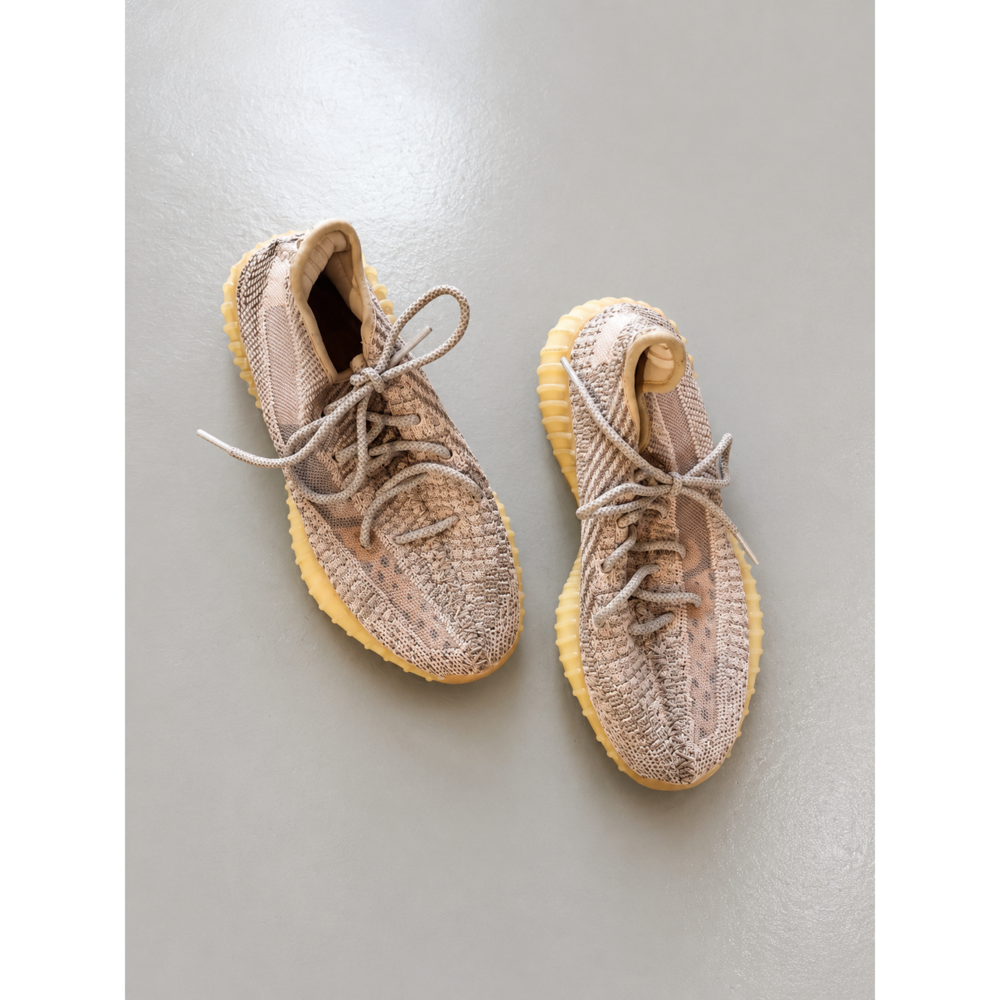 Adidas Golf adidas Yeezy Boost 350 V2 Citrin Beige Knit Sneakers | Men’s 6.5 - Picture 3 of 4